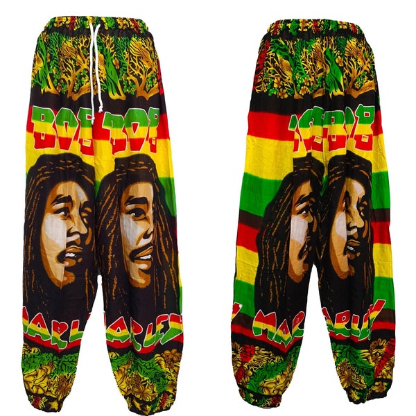 Bob Marley Pants - Elastic Cuffed & Baggy