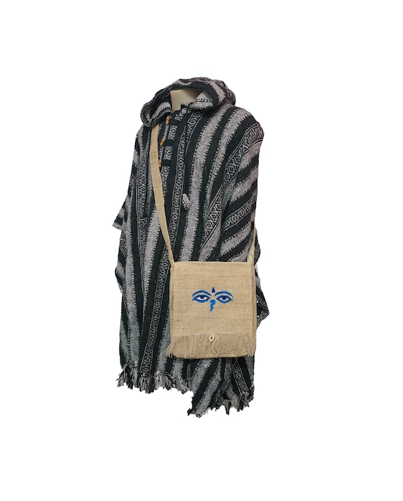 Scarf decor striped strap shoulder bag deals