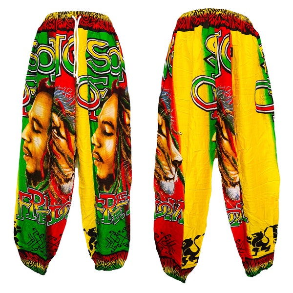 Bob Marley Pants - Elastic Cuffed & Baggy