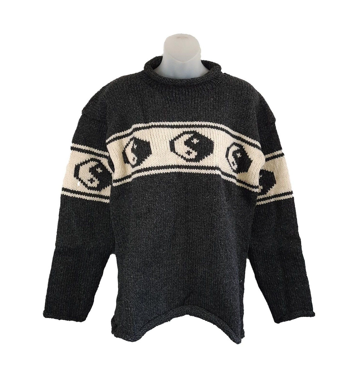 Yin and best sale yang sweater