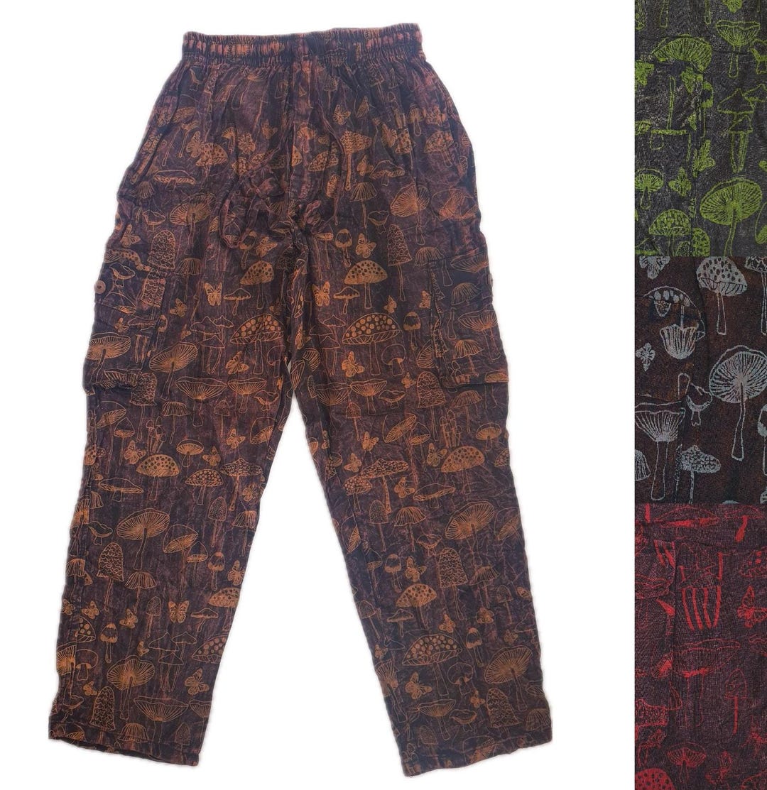 Pantaloni Larghi Comodi Pantaloni Yoga Patchwork Hippie In Cotone 100 Taglie S 5xl Vita Elastica N 1044720 - Foto 7
