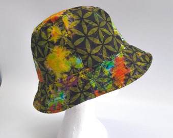 NATURAL LIFE: RAINBOW TIE-DYE SUMMER BUCKET HAT How to Tie Dye Bucket Hats - the neon tea party main image 4