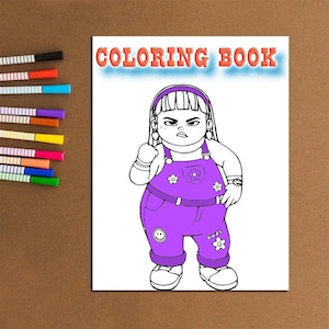 20 Turning Red Coloring Pages For Kids, Best gift for girls, Best gift for boys