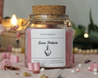 Love Potion Liebestrank Rosen Romantische Duftkerze