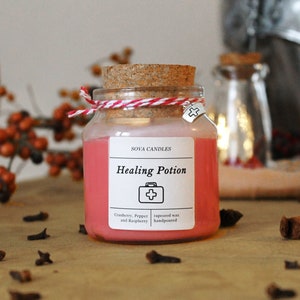 Healing Potion Health Potion Fantasy scented candle