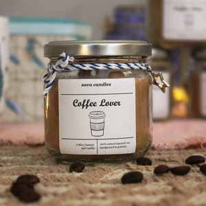 Coffee Lover Coffee Scented Candle Coffeeshop Candle