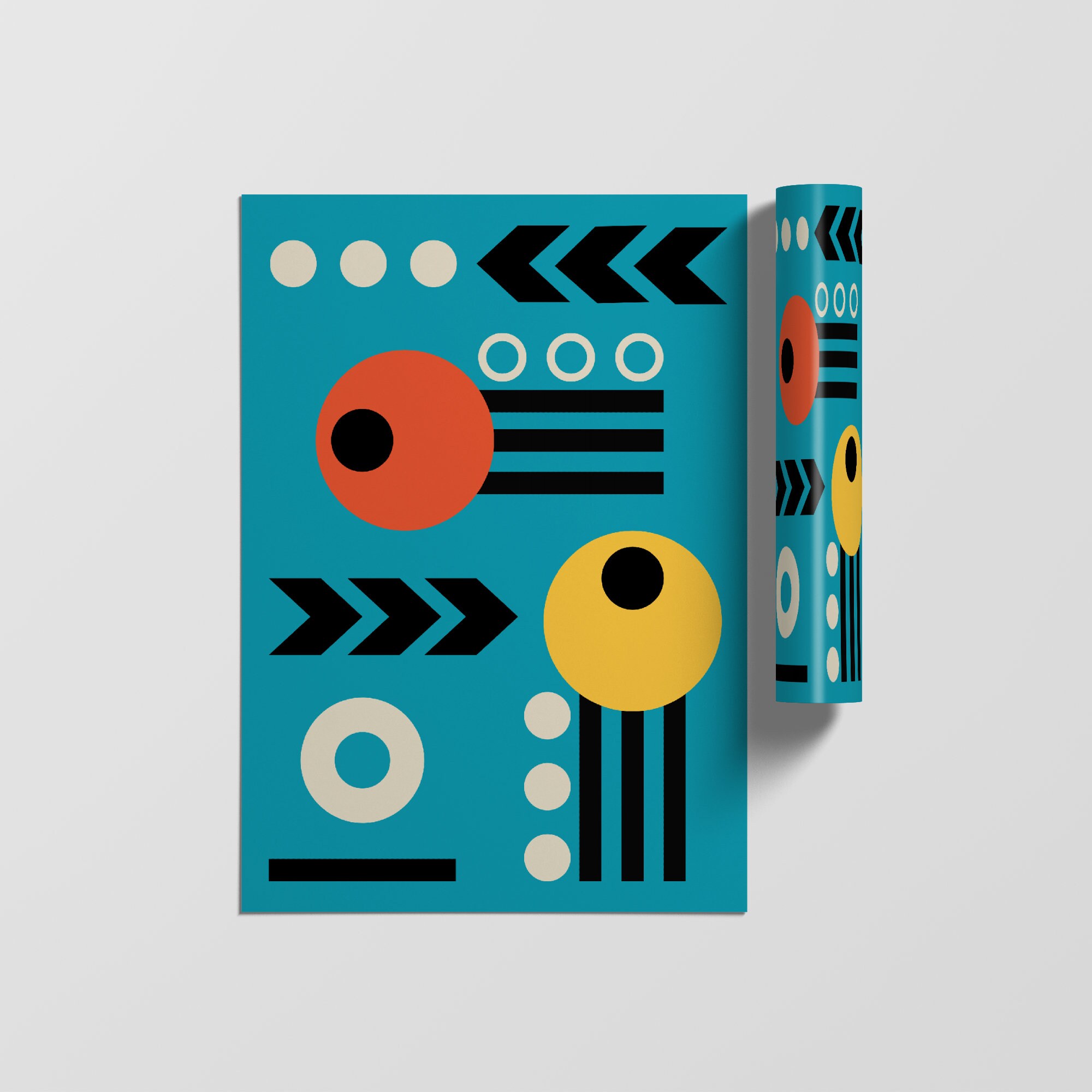 Impressions Abstraites, Art Mural, Estampes Modernes, Impression d'art Géométrique Minimaliste, Mura