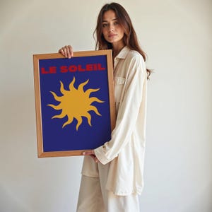 La Soleil Strand Wandkunst, Sonne Druck, Maritimer Druck, Leben im Meer, Küstenstil, Marine Kunst, Ozean Poster, Sonne Kunstdrucke, Sonne Abstraktes Poster