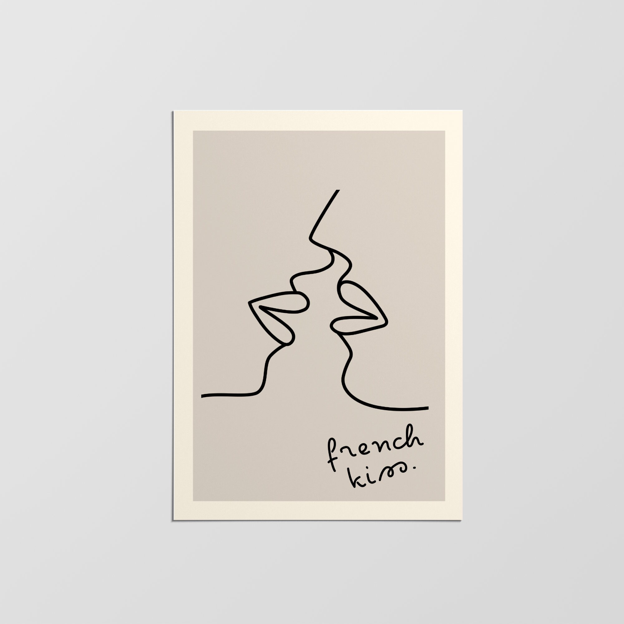 Impressions d'art Au Trait, Impression Mural Minimaliste, Art Trait Abstrait, Décor Mural, à Une Lig