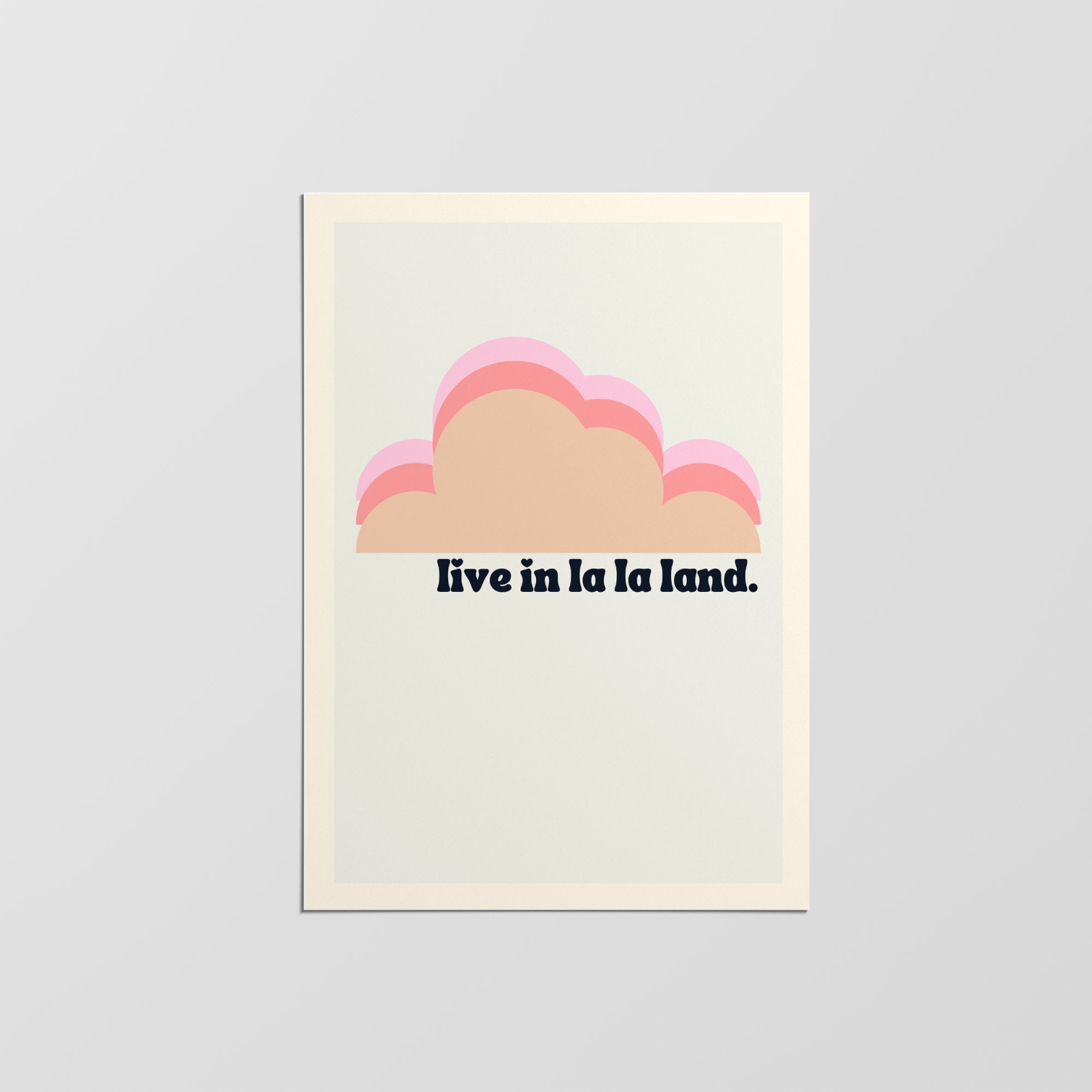 Affiche Murale Clouds, Affiche d'art de Décoration Murale, Chambre d'enfants, Colorée Décoration Mur