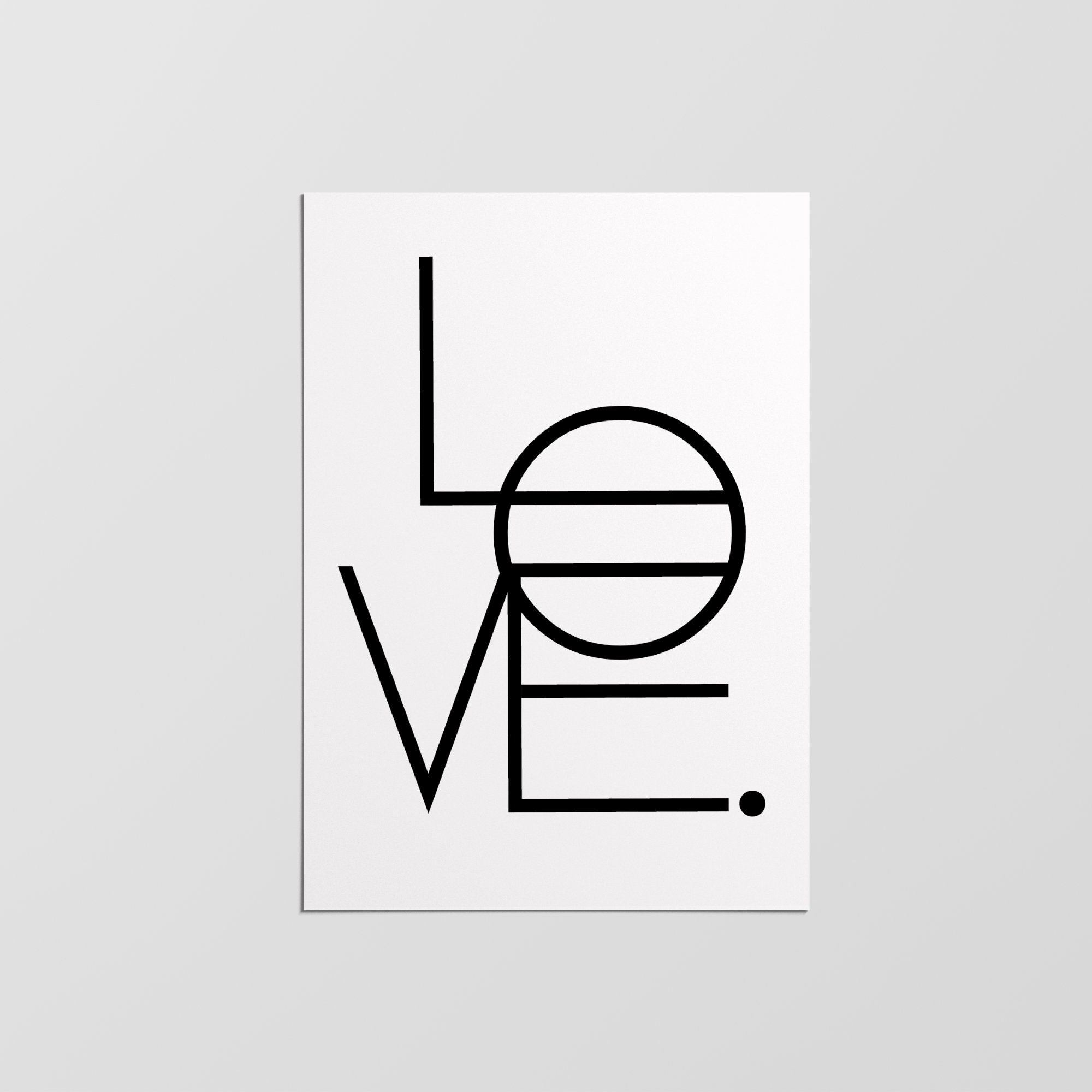 Affiche d'amour, Impression Minimaliste, de Design Moderne, Décoration Intérieure, Art Mural, Murale