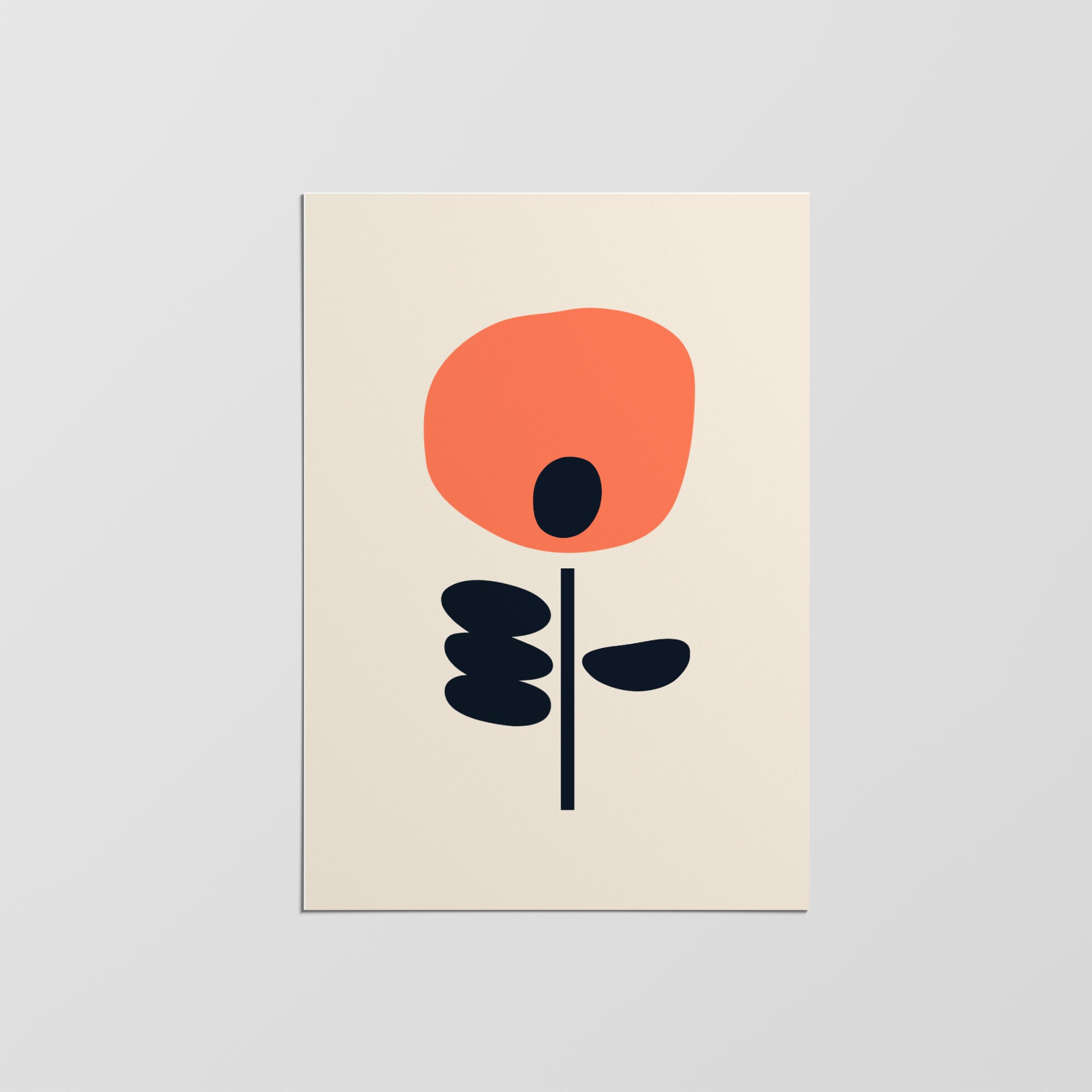 Impression d'art Mural de Fleurs, Impression Art Moderne, Décoration Intérieure, Mural, Impressions 