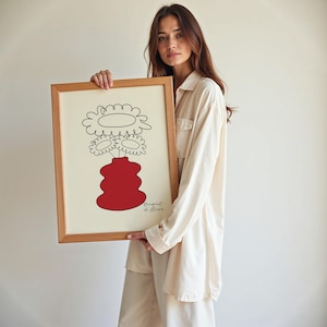 Blumenmarkt-Plakat, moderner Blumendruck, abstrakte botanische Blumen drucken, Boho Blumen-Plakat, abstrakter Druck Blumen, Blumendruckgeschenk