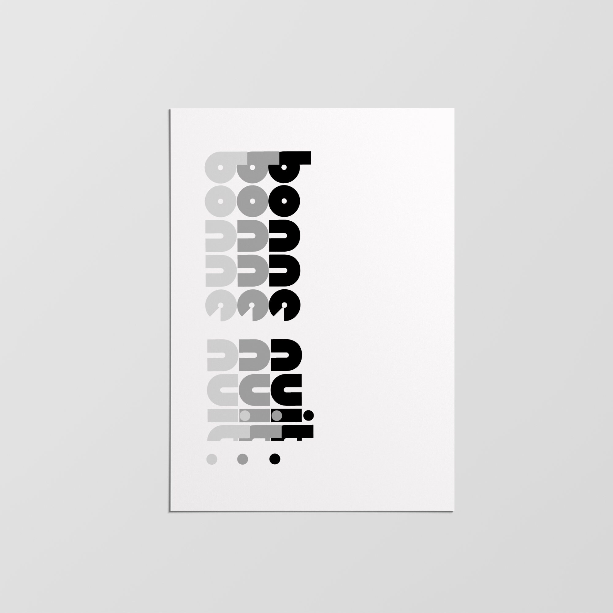 Affiche Bonne Nuit, Impression Minimaliste, Design Moderne, Décoration Intérieure, Art Mural, Murale