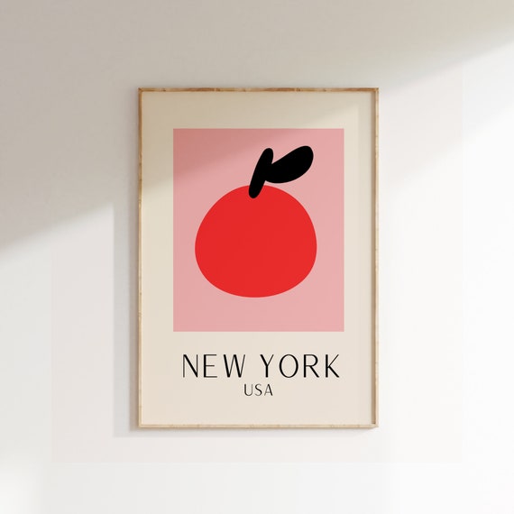 City Art, New York Print, New York Poster, New York Cityscape, City Poster, Mid Century Modern, Travel Poster, Home Decor, Wall Art Print