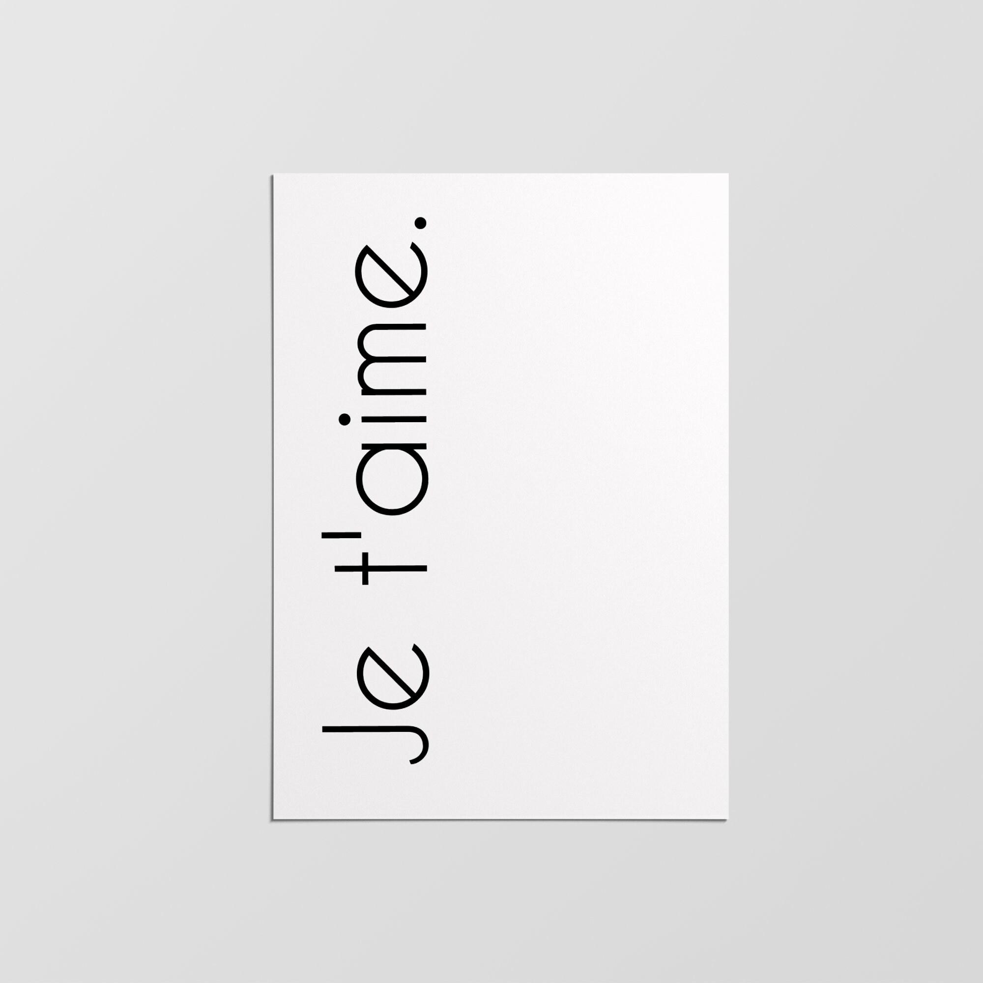 Affiche Typographique, Impression Minimaliste, Design Moderne, Décoration Intérieure, Art Mural, Mur