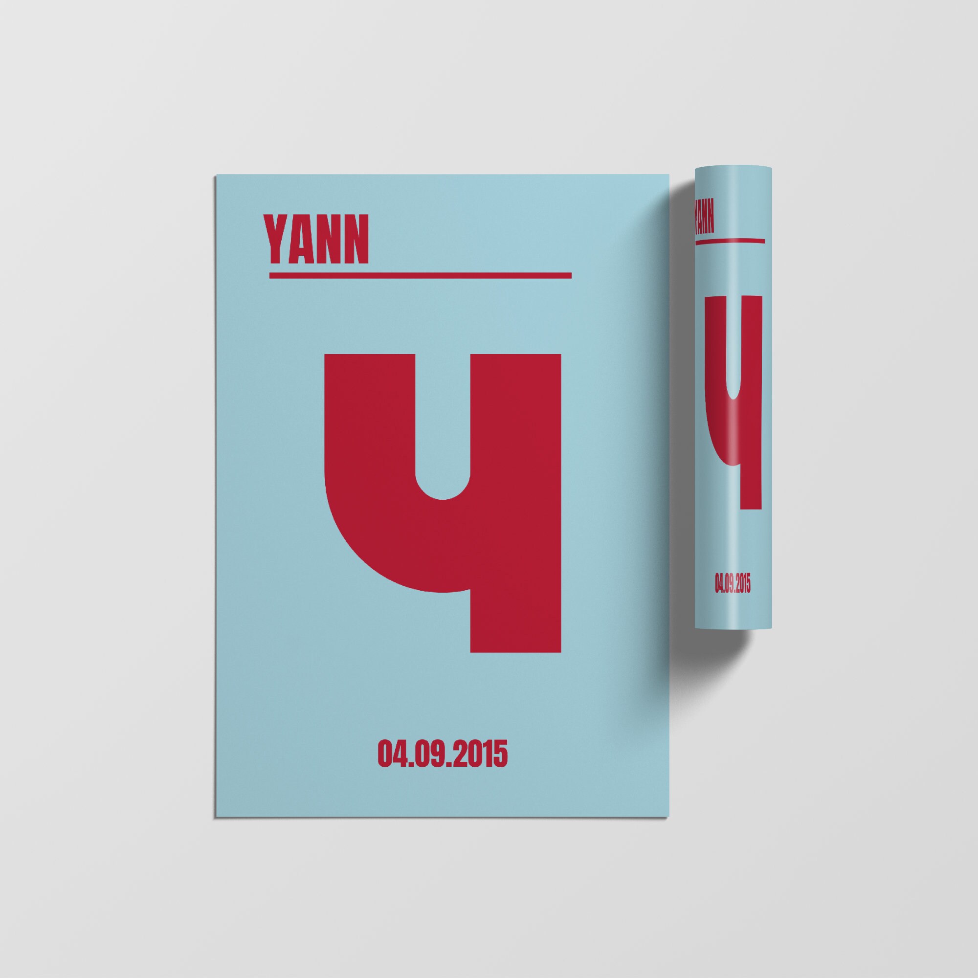 Impression de Lettre Personnalisée, Impression Initiale Initiale, Affiche Art Mural