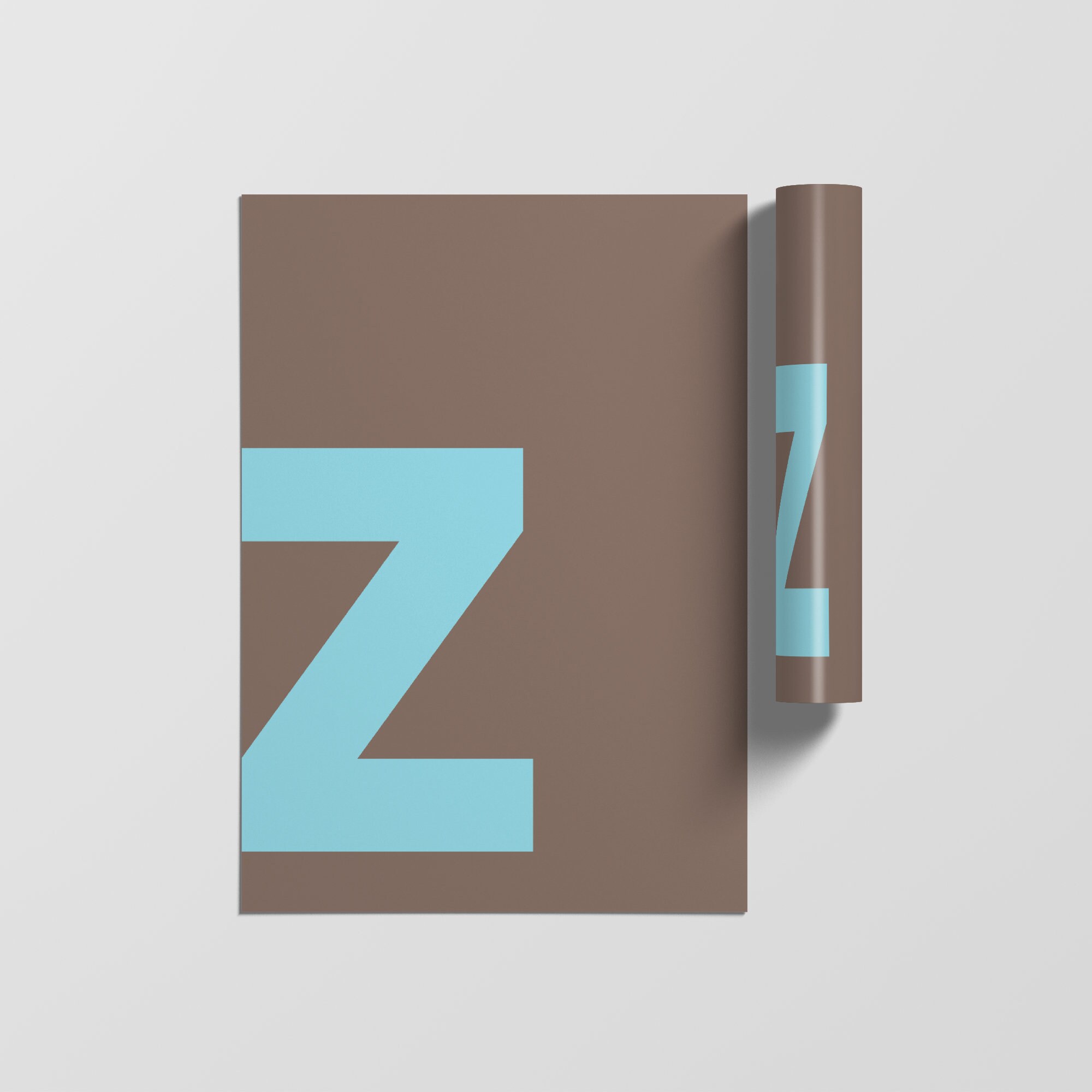 Typographie Lettre Affiche, Impressions Initiales, Alphabet Minimaliste Art Letter Print, Wall Poste