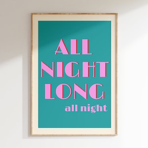 Retro Musik Wandkunst, Groovy Poster, Funky Design, Musiknote Poster, Geschenke für sie oder ihn, trendige Wandkunst, Vintage Poster, Retro Wandkunst