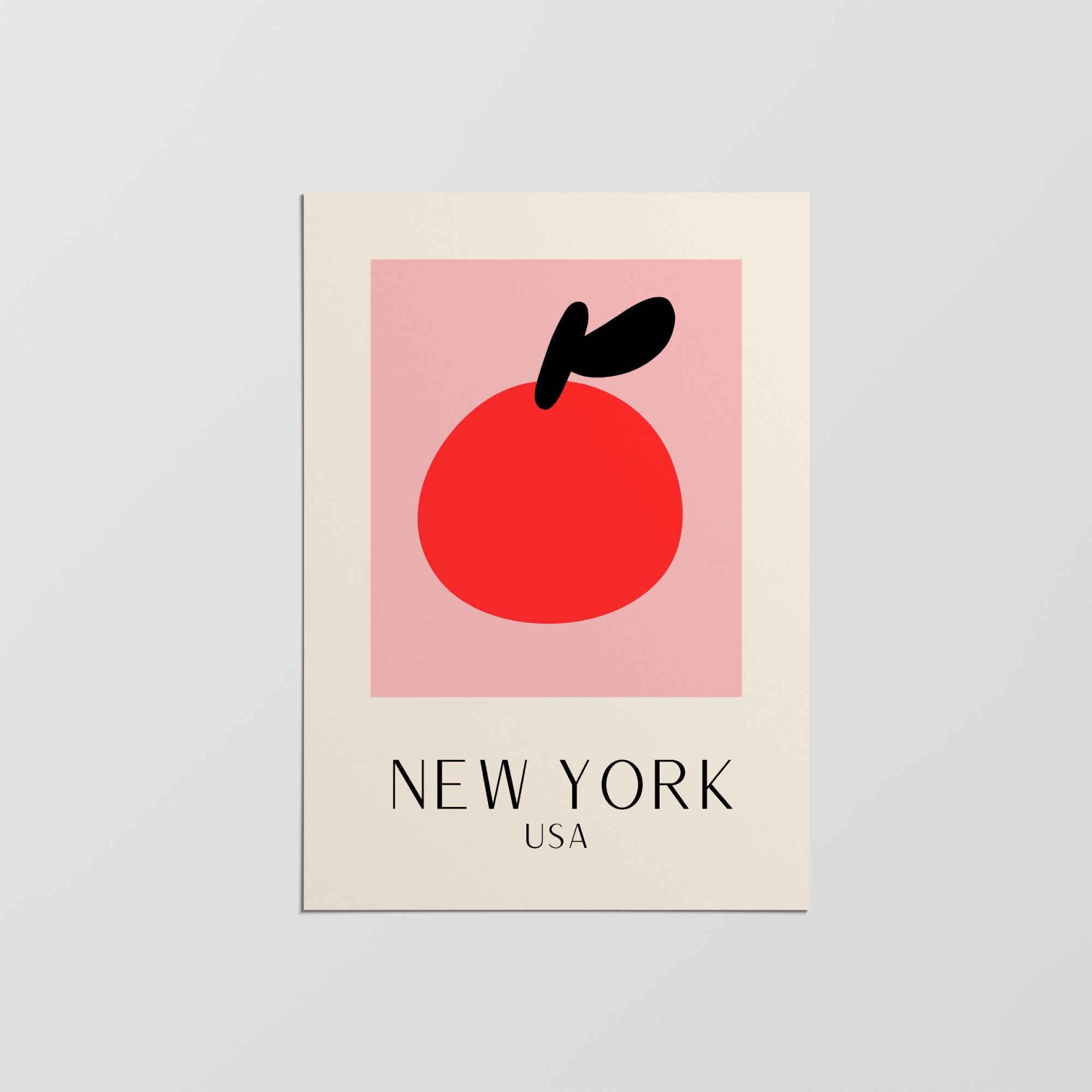 City Art, New York Print, Poster, Cityscape, City Mid Century Modern, Travel Home Decor, Wall Art Pr