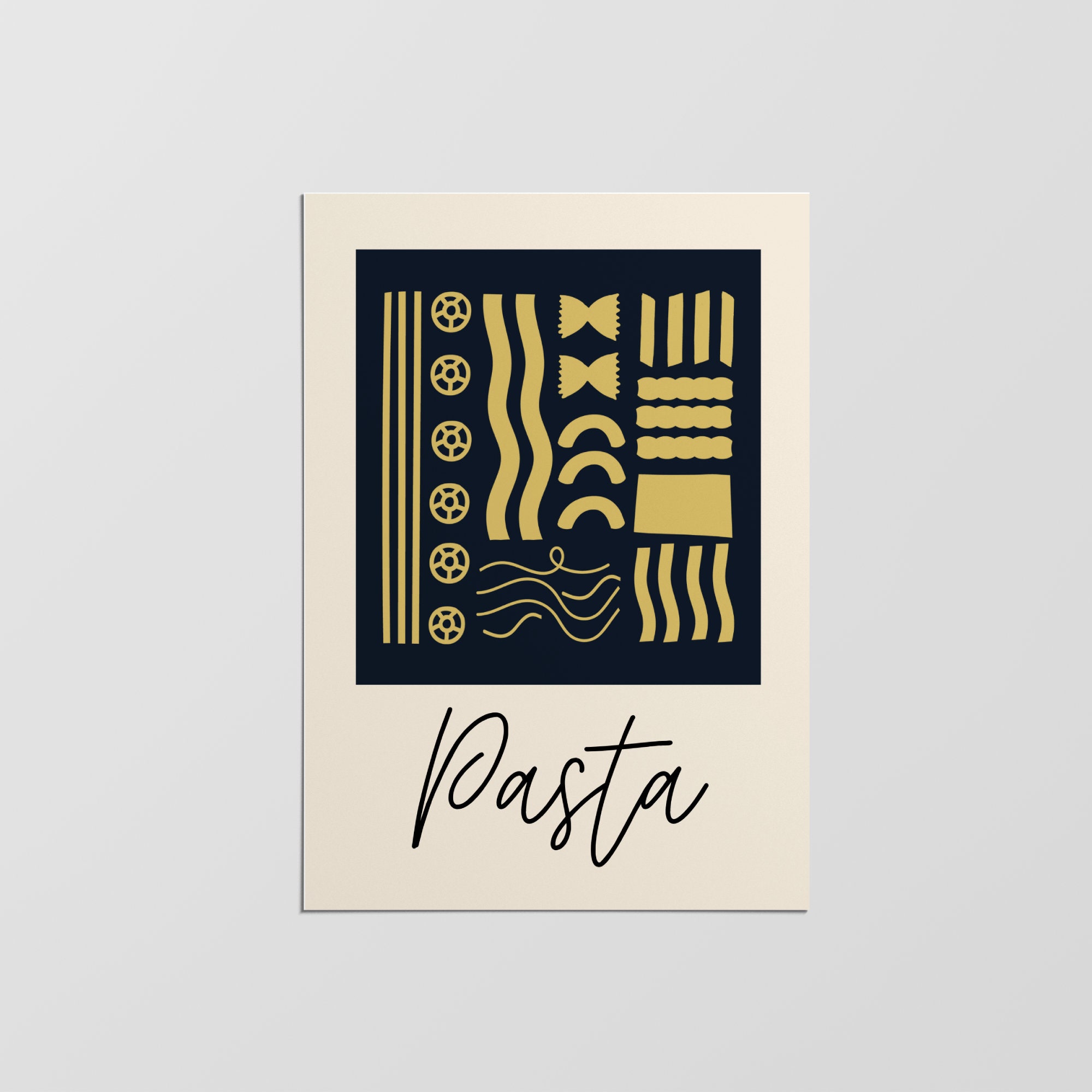 Impression Murale de Pâtes, Impression Minimaliste, Moderne, Décoration Intérieure, d'art Mural, Déc