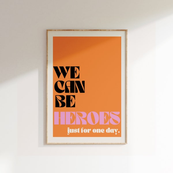 We Can Be Heroes Etsy