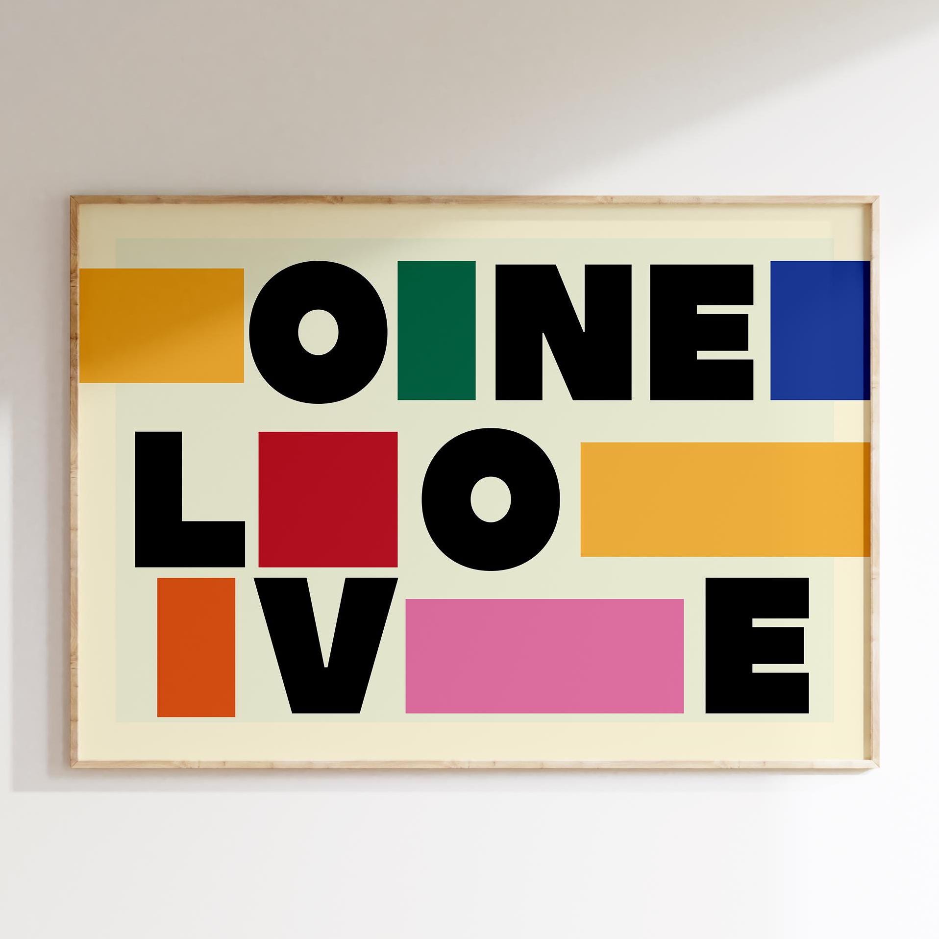 Retro Wall Art Groovy Funky Poster Design Gifts for her or him Colorful Wall Art  Vintage Poster Retro Prints