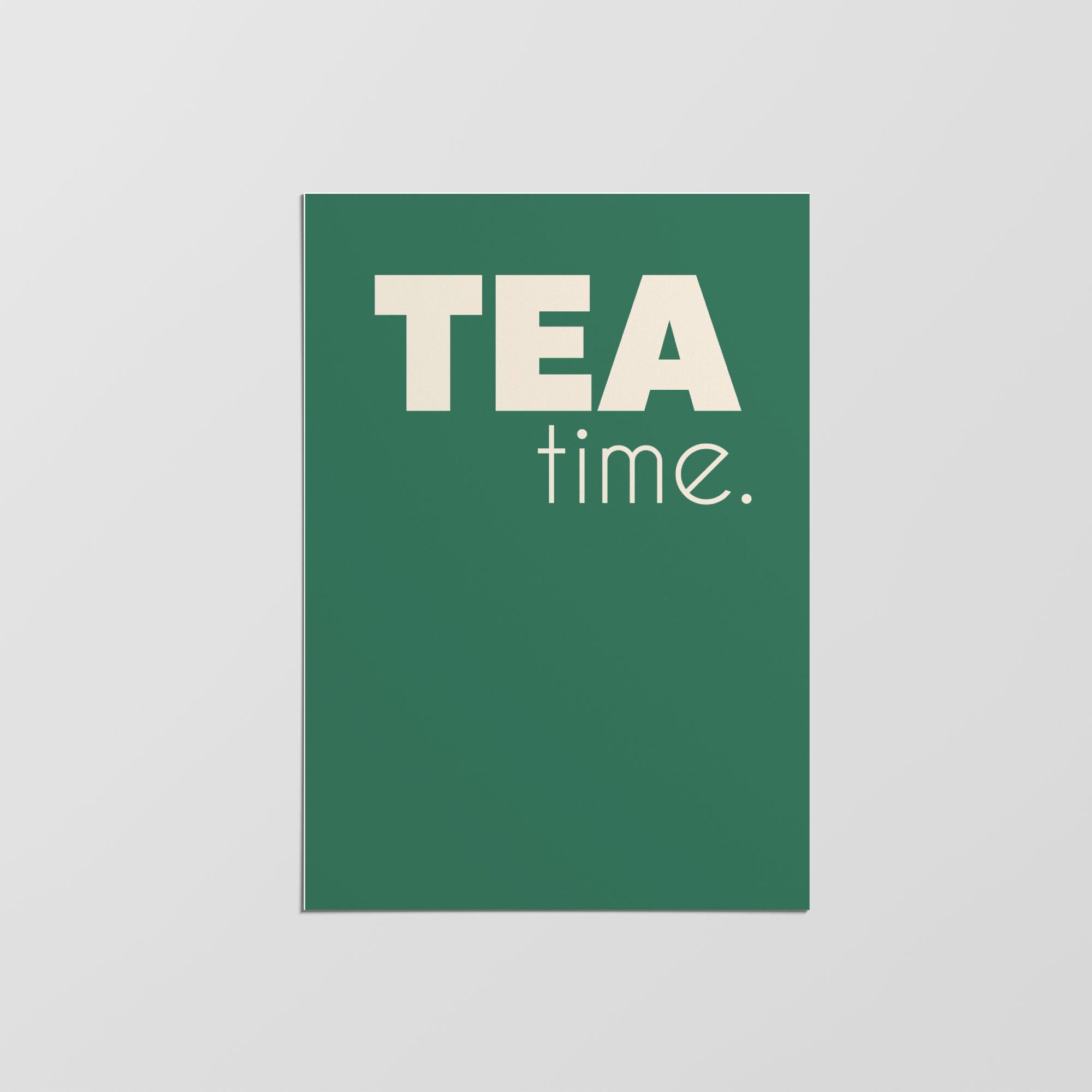 Impression Murale Tea Time, Impression Minimaliste, Moderne, Décoration Intérieure, d'art Mural, Déc