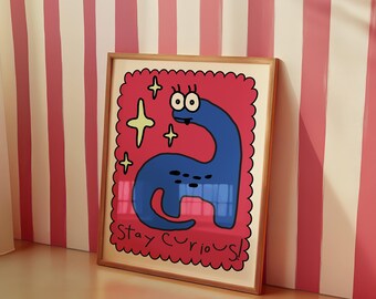 Poster kinderkamer dinosaurus: speelse muurkunst voor kinderen