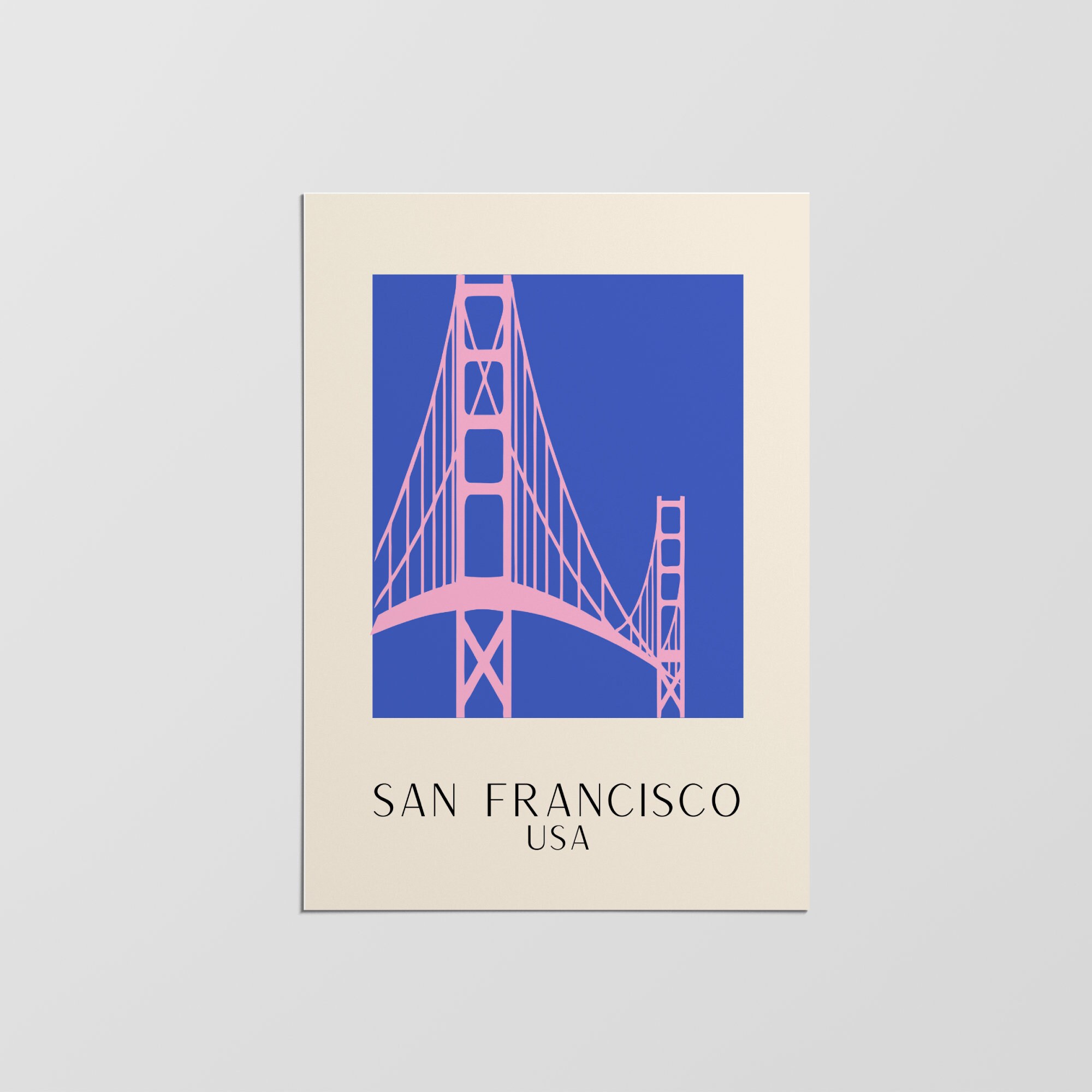 City Art, San Francisco Print, Usa Poster, New York Cityscape, City Mid Century Modern, Travel Home
