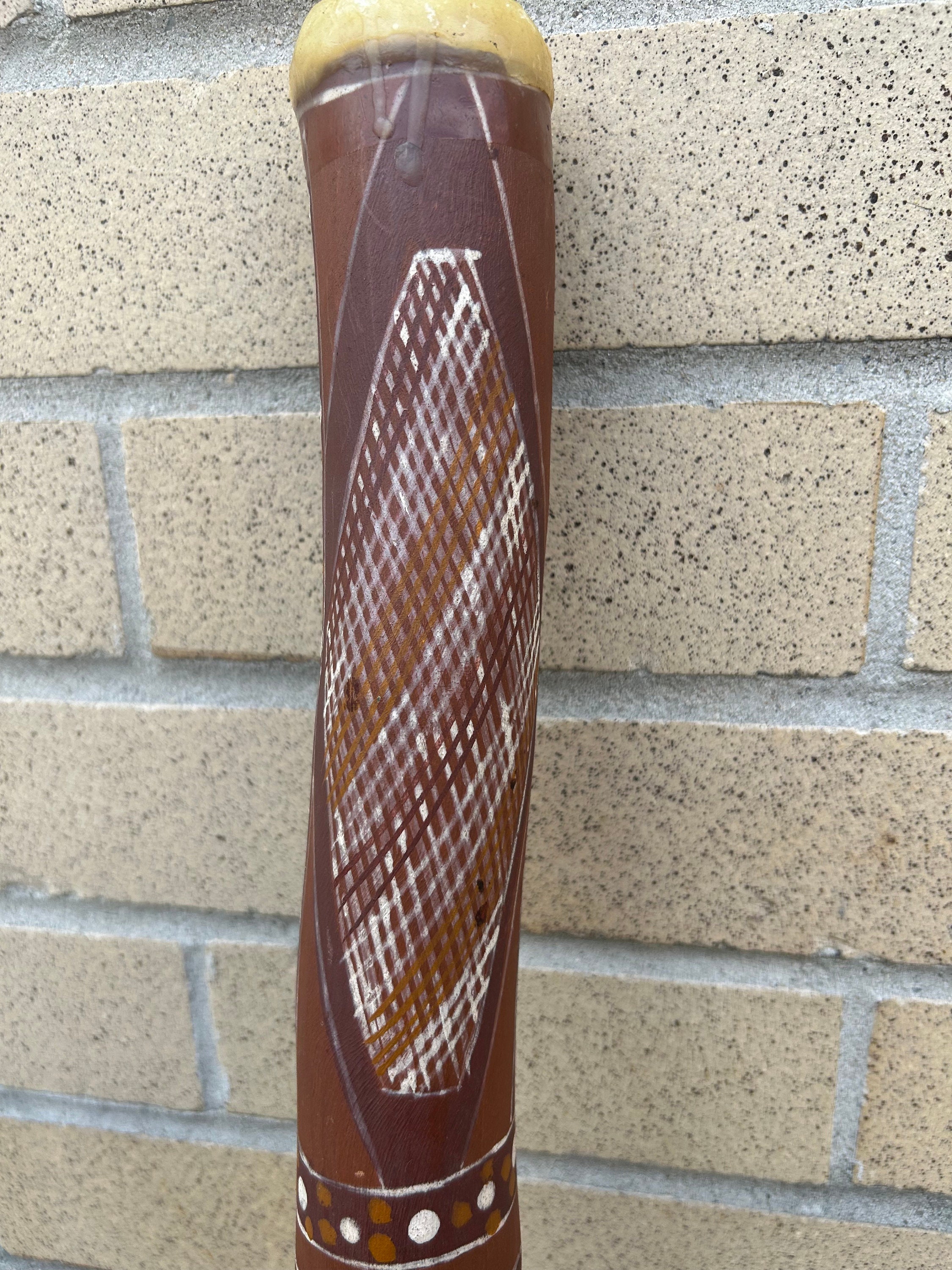 Vintage Possibly Australian Aboriginal Painted Didgeridoo Etsy