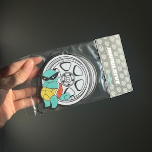 Work Turtle Air Freshener // JDM Decor, Car Accessories, Poke Gift, Anime Air Freshener