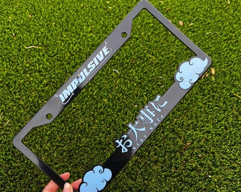 BABY BLUE Stay Safe License Plate Frame