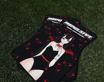 Kana Floor Mats  // JDM Kawaii Decor, Car Accessory Gift, Cute Car Mat, Anime Inspired