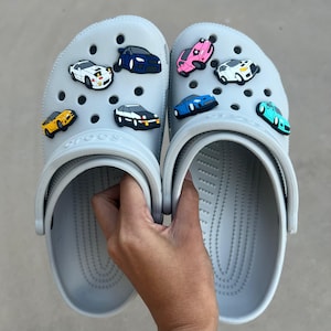 Jdm Car Shoe Charms // Racing Shoe Charms, Pin Badge, Cute Charms, RX7 FD, FC, Miata, Evo, BRZ, 350Z, AE86