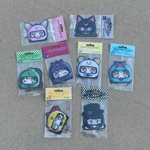 Sailor Anime Lufterfrischer 8PC Pack // JDM Decor, Autozubehör, Sailor Geschenk, Anime Lufterfrischer