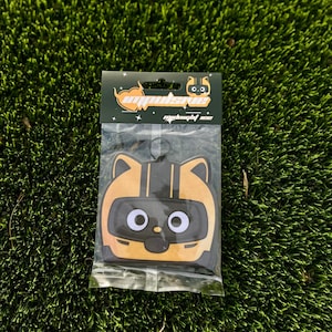 Racer Black Cat Air Freshener // JDM Decor, Car Accessories, Sanrio Gift, Anime Air Freshener