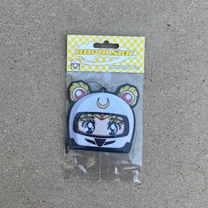 Moon Racer Air Freshener // JDM Decor, Car Accessories, Sailor Gift, Anime Air Freshener