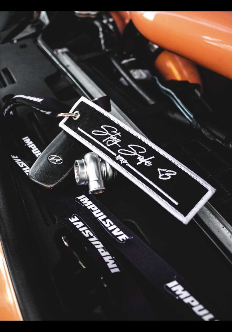 Stay Safe Jet Tags // JDM Key Chain Car Accessories Key Tags Etsy