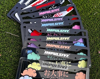 Stay Safe License Plate Frames