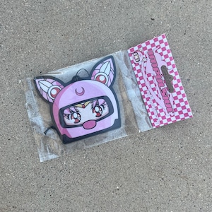 Chibi Racer Air Freshener // JDM Decor, Car Accessories, Sailor Gift, Anime Air Freshener