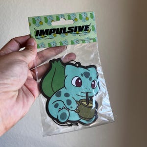 Matcha Air Freshener // JDM Decor, Car Accessories, Poke Gift, Anime Air Freshener