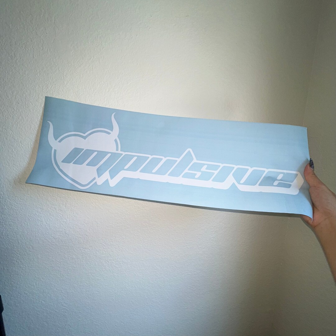 Y2K Windshield Banner // JDM Sticker, Vinyl Decal, Car Decor, JDM Car Decal, Waterproof Vinyl