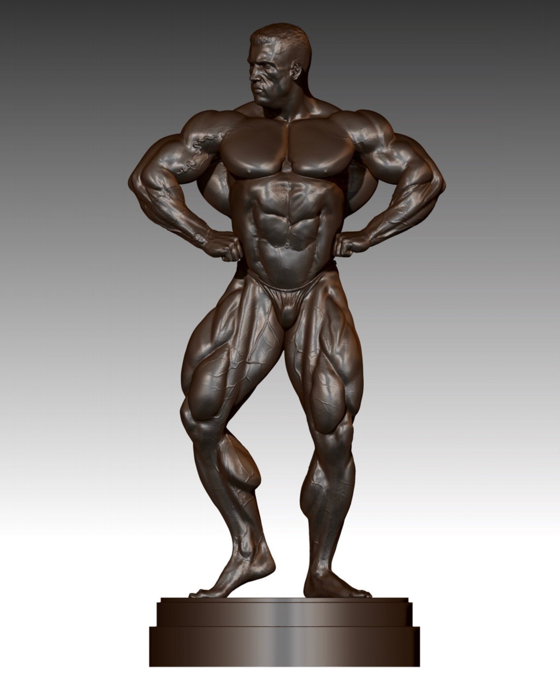 Dorian Yates 1/3 Scale Faux Bronze Bodybuilding Statue Mr Etsy