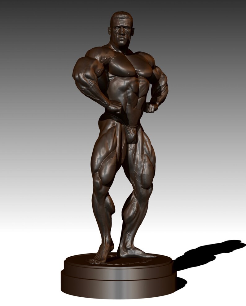 Dorian Yates 1/3 Scale Faux Bronze Bodybuilding Statue Mr Etsy