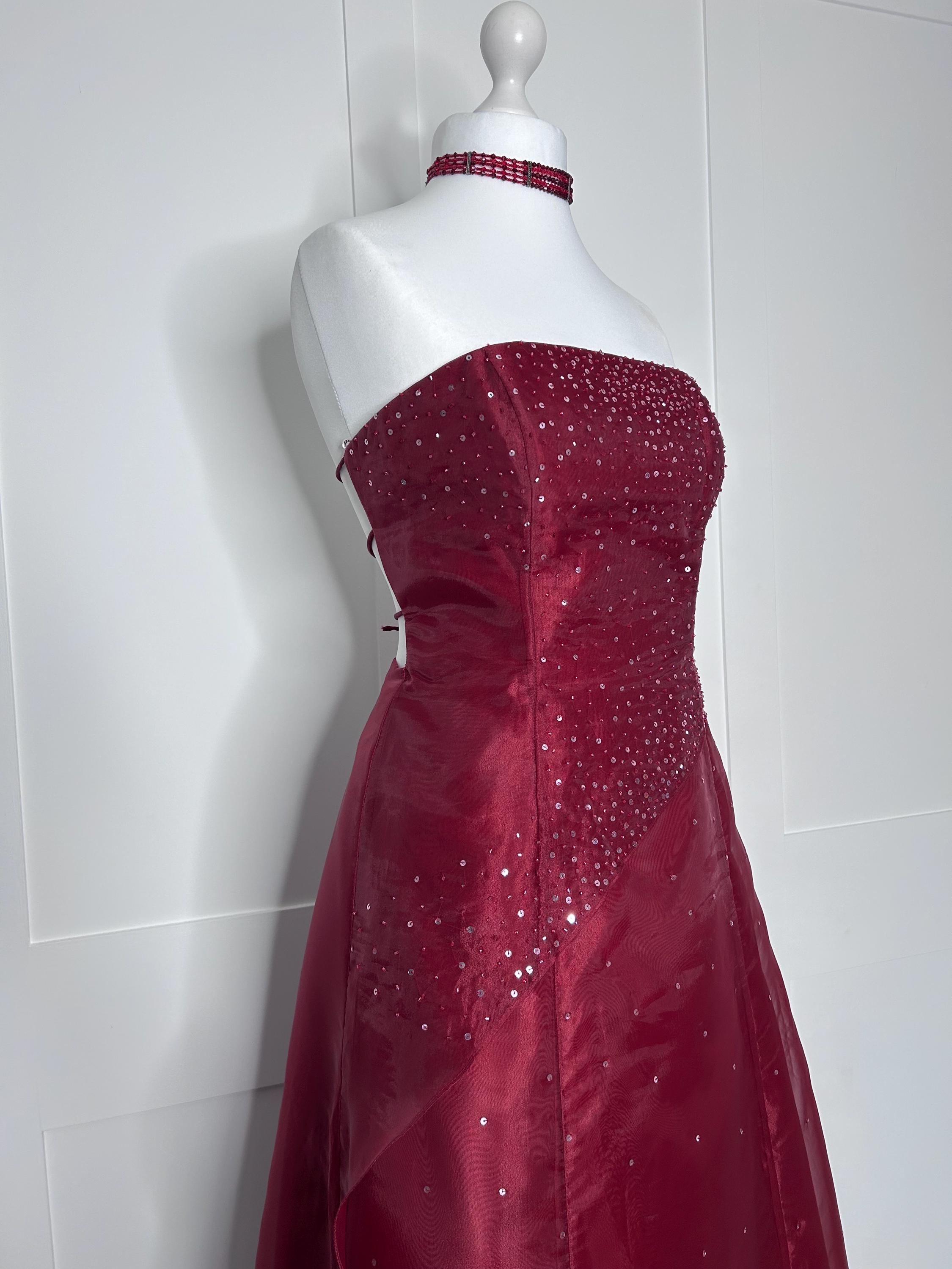 tea length formal dresses A-line Elegant Bridesmaid Dresses evening go Ditsy Floral Ruffle Trim Size:UK-14 / XL Woodland AL