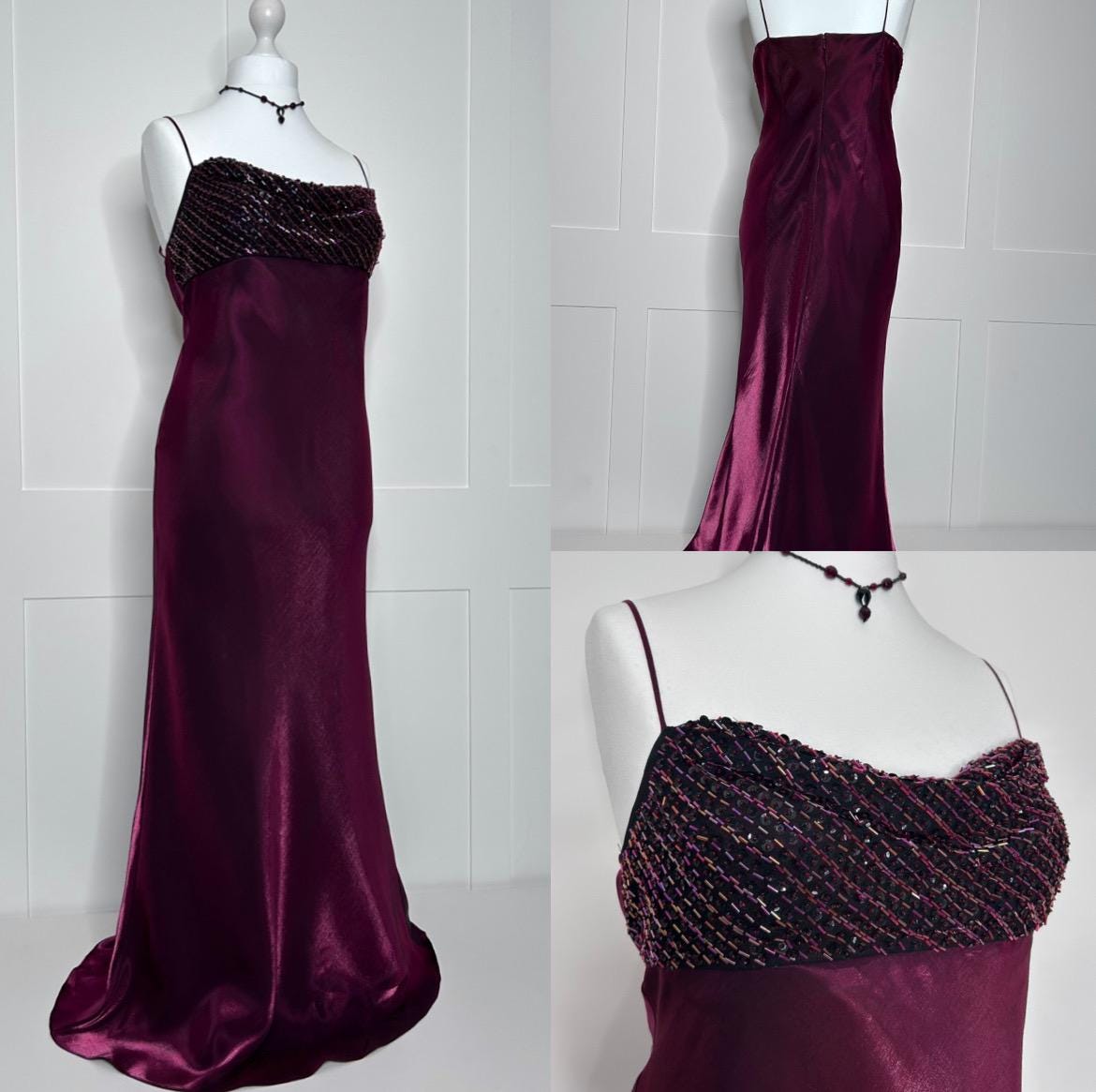 open lace back dress Valeria | Black Satin Twist-Bardot Neck Maxi Dress