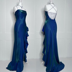 Retro Dress Vintage Blue Green - Etsy UK Retro Dress Vintage Blue Green - Etsy UK