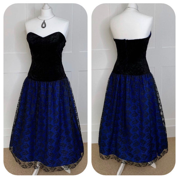 corset top black dress Satin A-Line Mother of the Size:8.5 20-24