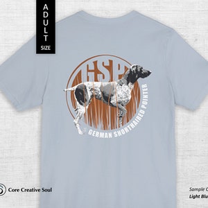 GSP, German Shorthaired Pointer, Short Sleeve, T-Shirt, Unisex Fit